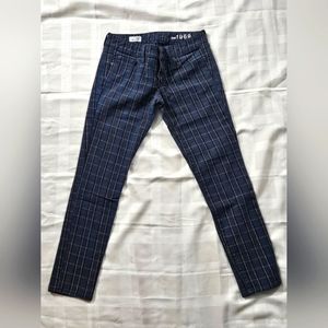 GAP 1969 'Always Skinny' Blue Jeans in plaid multicolor